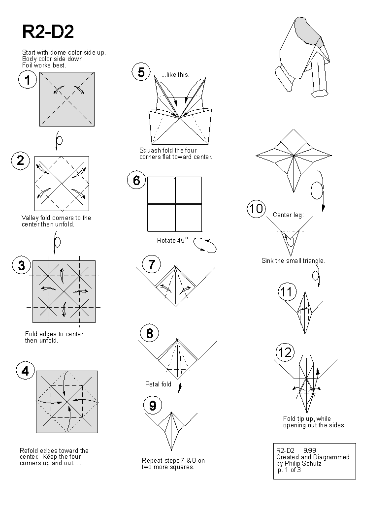 How to Make Origami Star Wars